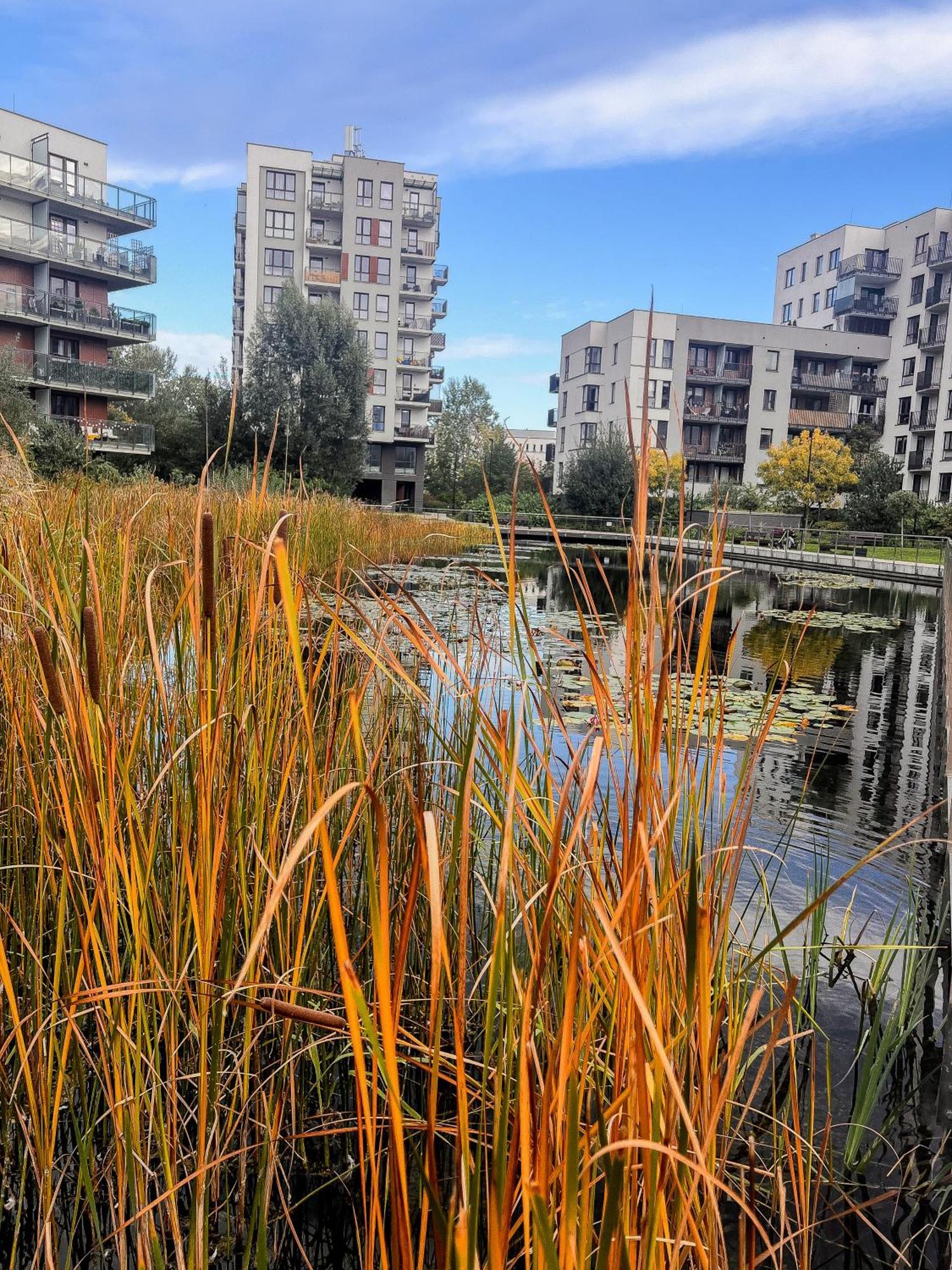 ワルシャワLake Park Apartament With Free Parking Airport Netflixアパートメント エクステリア 写真